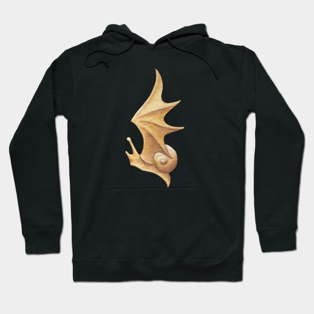 Snail on the Wing (large image version) Hoodie by FlyingSnail